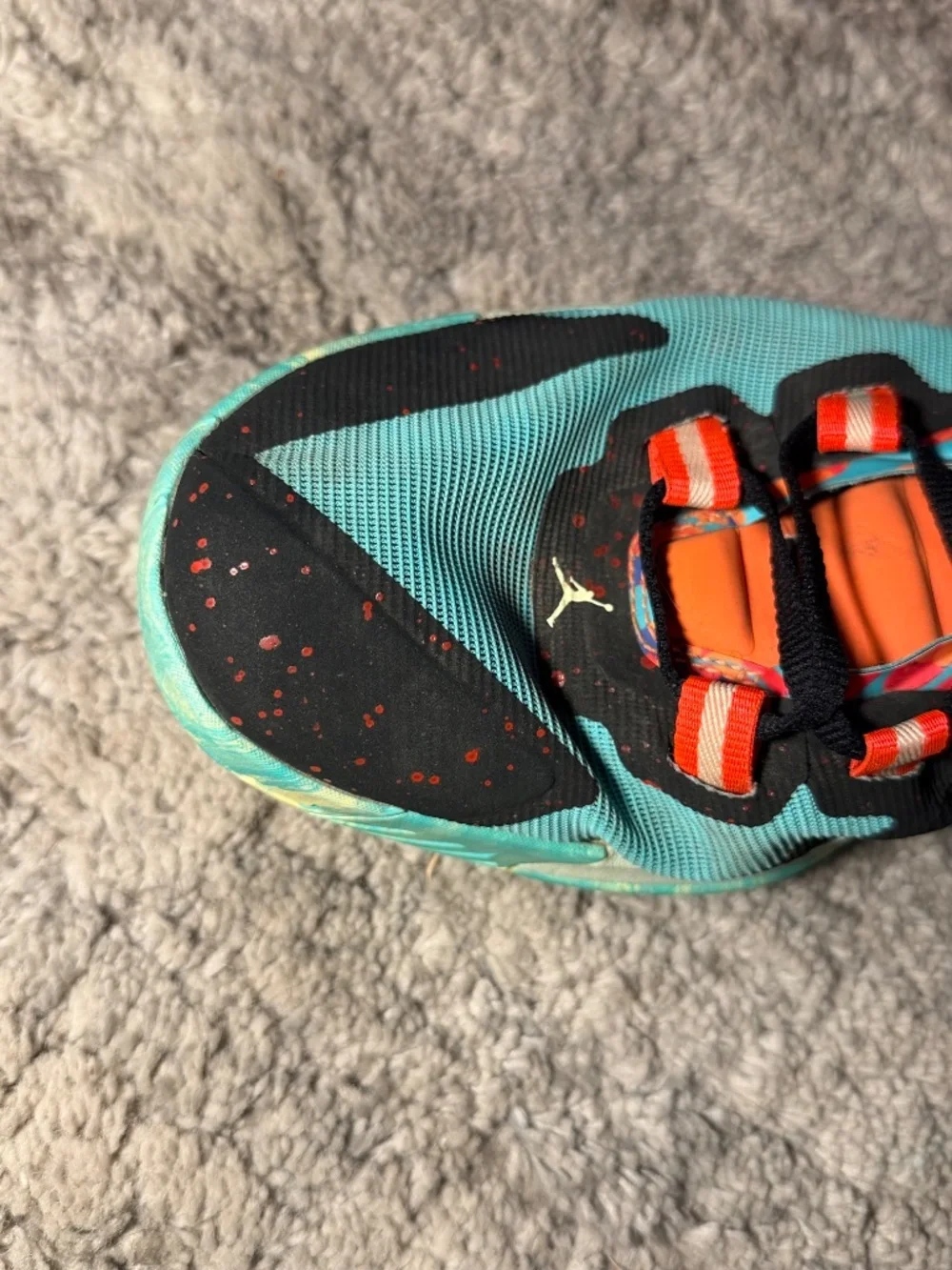 Jordan Zion 1 “Cone Black Hyper Jade” (also known as “Planet Z”)